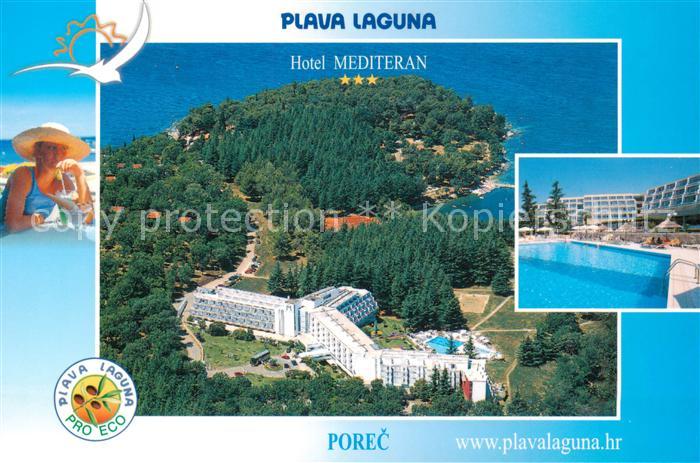 Porec Croatia Hotel Mediteran Luftbild Swimming Pool