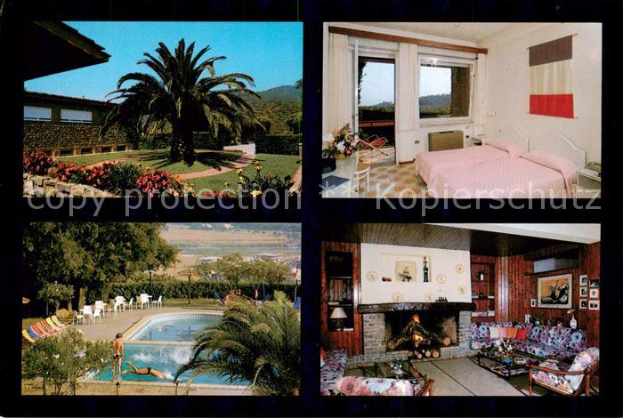Castiglione della Pescaia IT Hotel Javid Poggiodoro Swimming Pool Garten Kaminzi