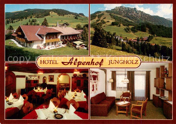 Jungholz Tirol AT Hotel Alpenhof Restaurant Landschaftspanorama