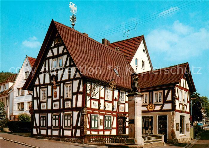 Bad Orb Fachwerkhaus am Wendelinusbrunnen