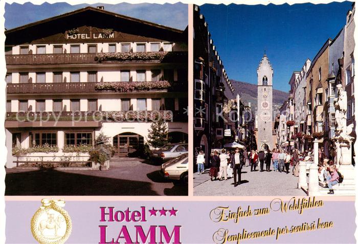 Sterzing Vipiteno Suedtirol IT Hotel Lamm Zentrum Denkmal Stadttor