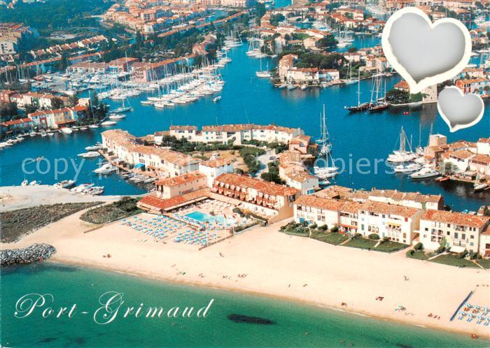 Port Grimaud Kuestenort Hafen Strand