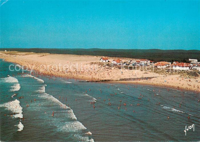 Mimizan Plage Vue aérienne de la plage