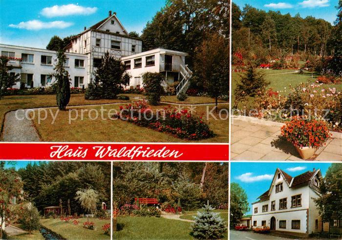 Bielstein Wiehl Christliches Erholungsheim Haus Waldfrieden Garten