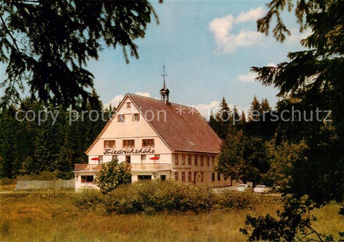 Voehrenbach Gasthof Pension Friedrichshoehe im Schwarzwald