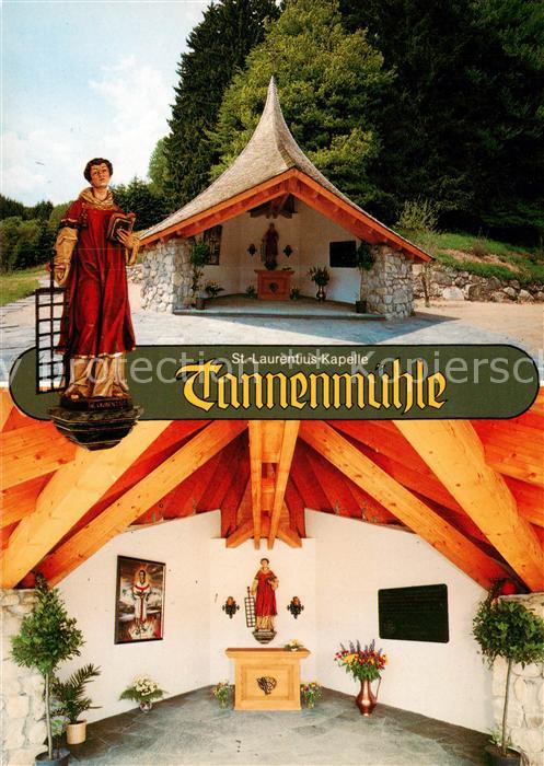 Grafenhausen Schwarzwald St. Laurentius-Kapelle beim Hotel Tannenmuehle