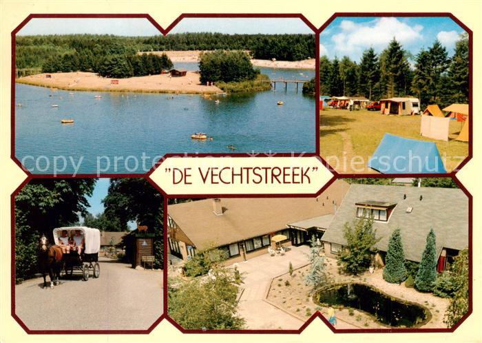 Hardenberg NL Vakantieverblijf De Vechtstreek Bungalows Campingplatz Pferdekutsc
