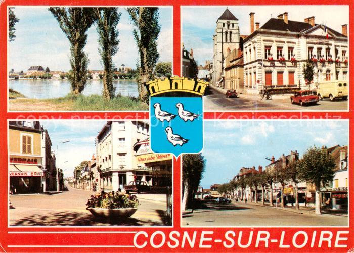 Cosne-Cours-sur-Loire Bords de la Loire Hôtel de Ville Rue du