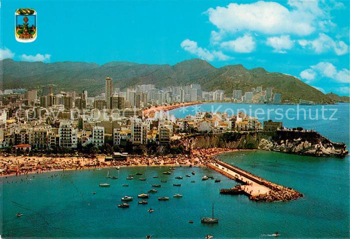 Benidorm ES Vista aérea desde el puerto