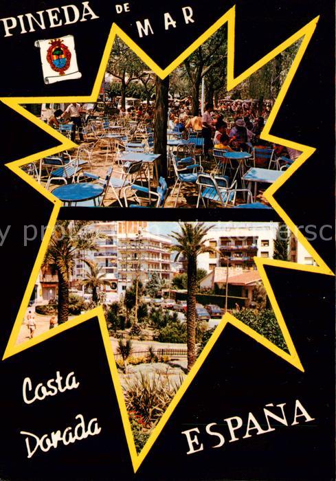 Pineda de Mar ES Restaurant Terrasse Zentrum