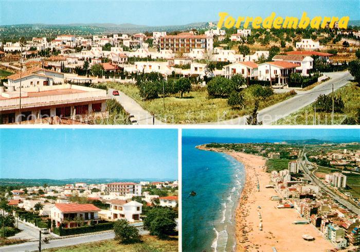 Torredembarra Tarragones ES Panorama Urbanización Mont Clara Playa vista aérea