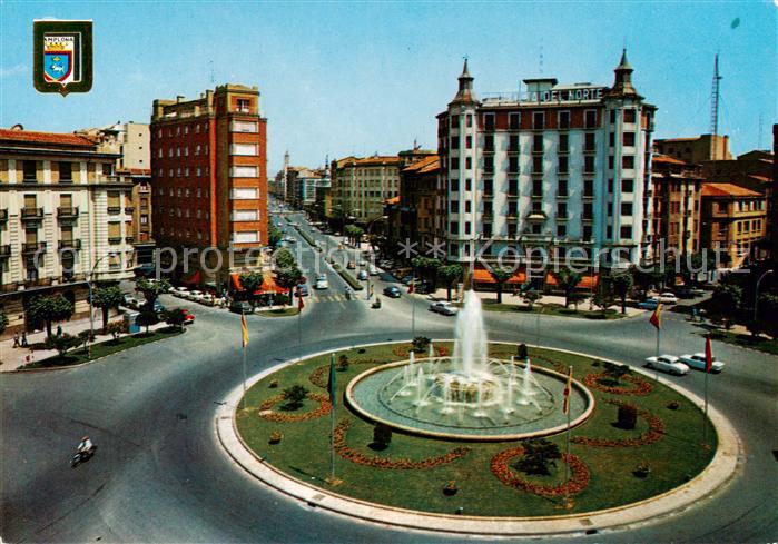 Pamplona Navarra ES Plaza Prinzipe de Viana Fontana