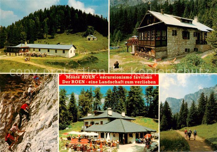 Mendelpass 1363m Passo della Mendola IT Wandergebiet Monte Roen Roenalm ueberets