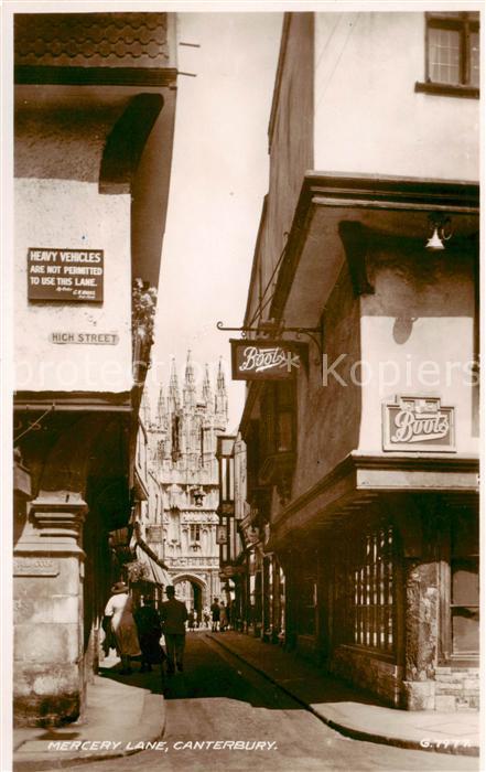 Canterbury  Kent UK Mercery Lane