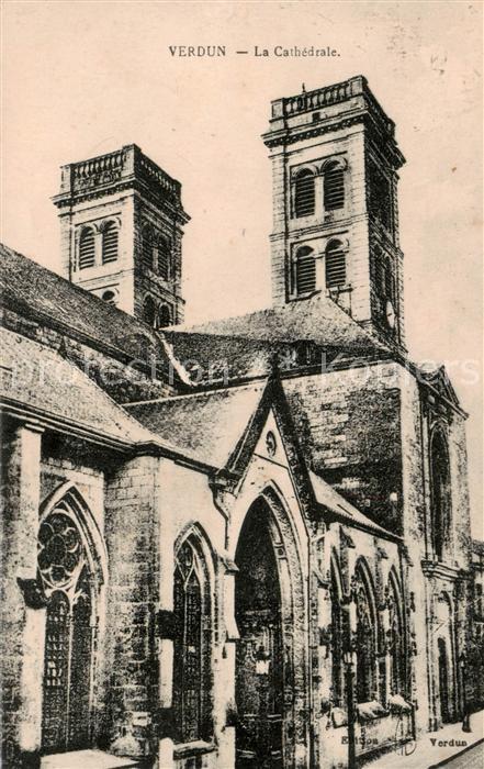 Verdun  55 Meuse La Cathedrale