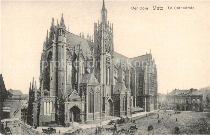 Metz  57 Moselle La Cathedrale