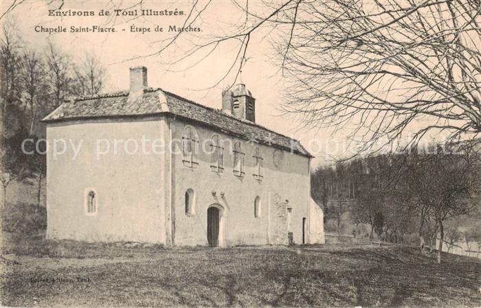 Toul 54 Chapelle Saint Fiacre Etape de Marches