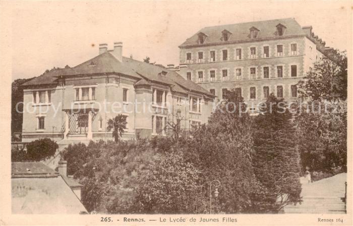 Rennes 35 Le Lycee de Jeunes Filles