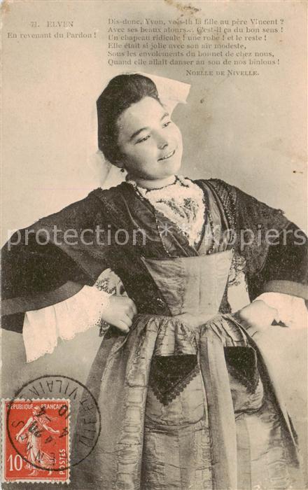 Elven 56 Morbihan En revenant du Pardon