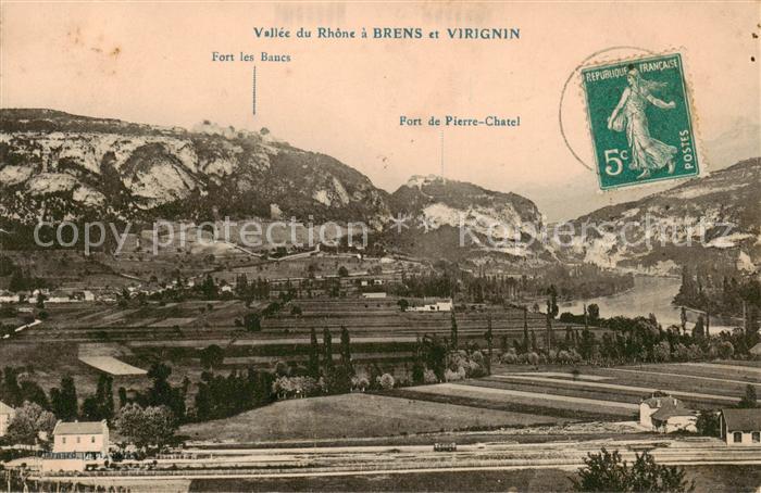 Brens 01 Ain Vallee du Rhone a Brens et Virignin Fort les Bancs