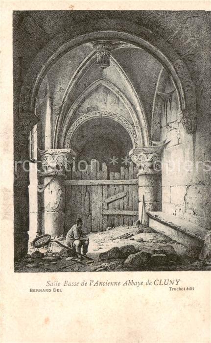 Cluny 71 Saone-et-Loire Salle Basse de l’Ancienne Abbaye de Cluny
