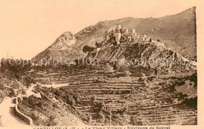 Castillon  06 Alpes-Maritimes Le Vieux Village Environs de Sospel
