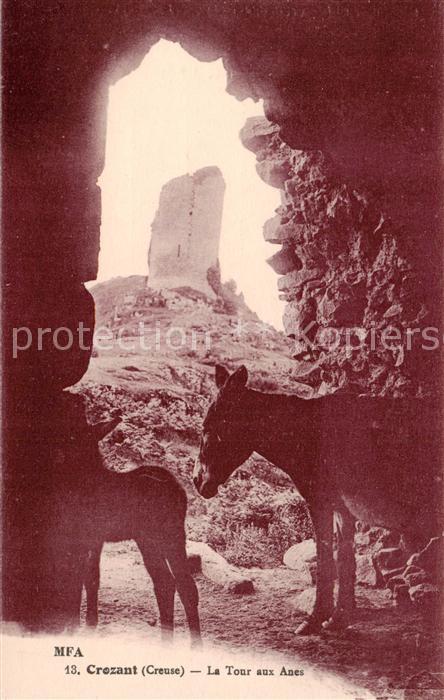 Crozant 23 Creuse La Tour aux Anes
