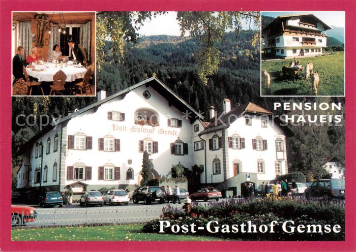 Zams Tirol AT Post Gasthof Gemse Pension Haueis Gaststube