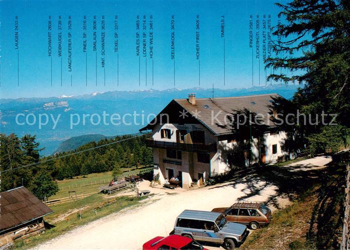 Aldein Aldino Suedtirol IT Gasthaus Schmieder Alm mit Ortlergruppe