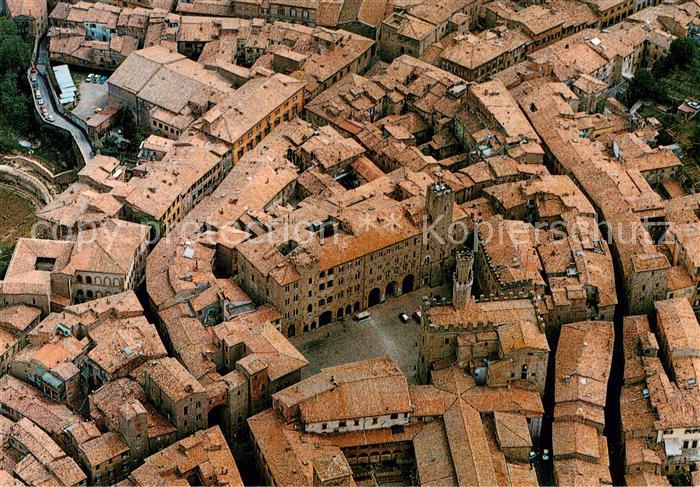 Volterra Toscana IT Citta Etrusca Panorama del centro citta