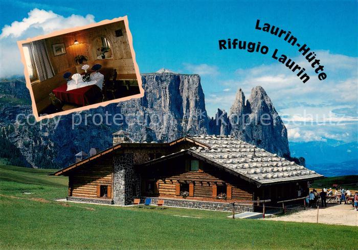 Seiseralm Alpe di Siusi Trentino IT Laurin Huette Gaststube