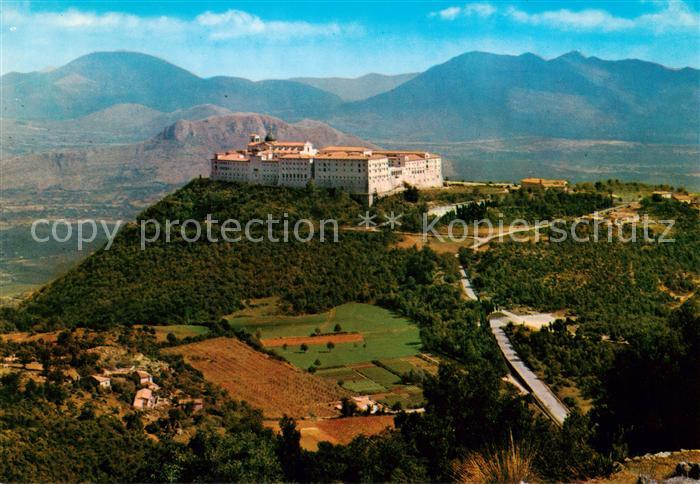 Montecassino Cassino IT Abtei Fliegeraufnahme