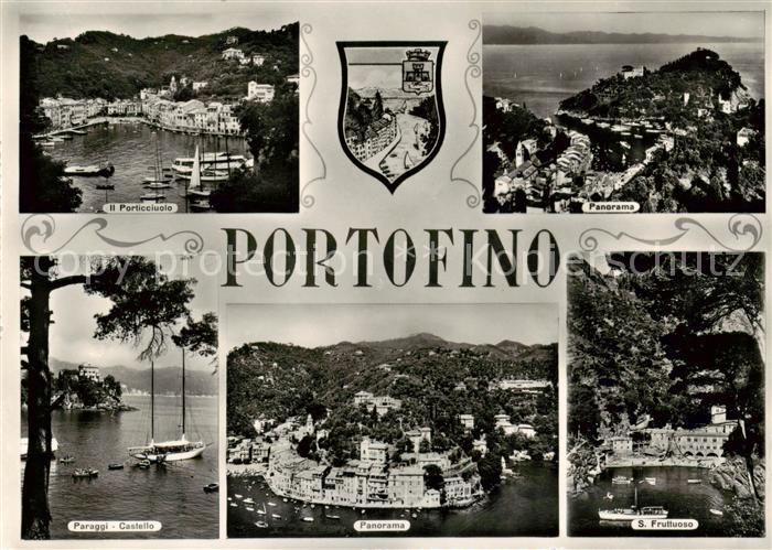 Portofino Liguria IT Il Particciuolo Panorama Paraggi Castello S Fruttuoso
