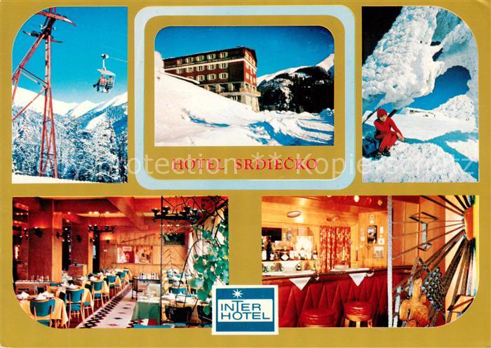 Nizke Tatry Slovakia Seilbahn Hotel Srdiecko Gastraeume Bar