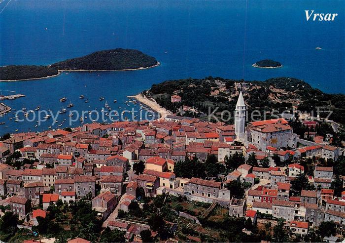 Vrsar Istria Croatia Fliegeraufnahme