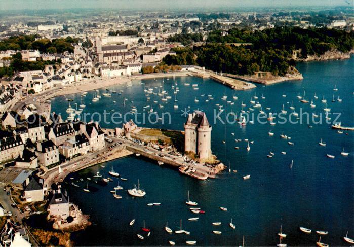 Saint-Malo 35 Vue generale aerienne sur le Port et la Ville