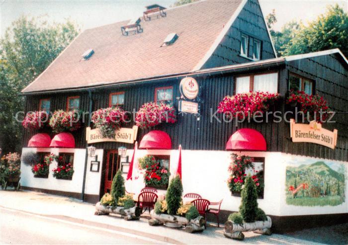 Baerenfels Erzgebirge Baerenfelser Stuebl