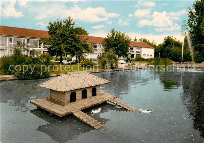 Bad Waldliesborn Bade und Kurmittelhaus Schwanenteich