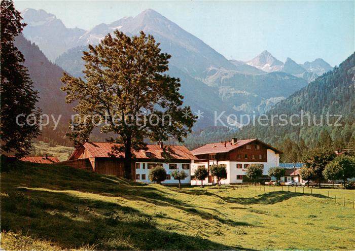 Birgsau Oberstdorf mit Steinschartenkopf Wilder Mann Rothgrundspitze Linkerskopf