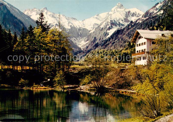 Christlessee Oberstdorf mit Kratzer und Trettachspitze