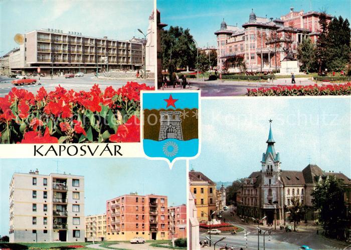 Kaposvar HU Sehenswuerdigkeiten und Teilansichten