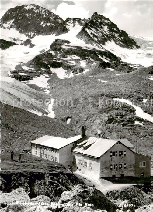 Wiesbadnerhuette Wiesbadener Huette Montafon AT mit Piz Buin