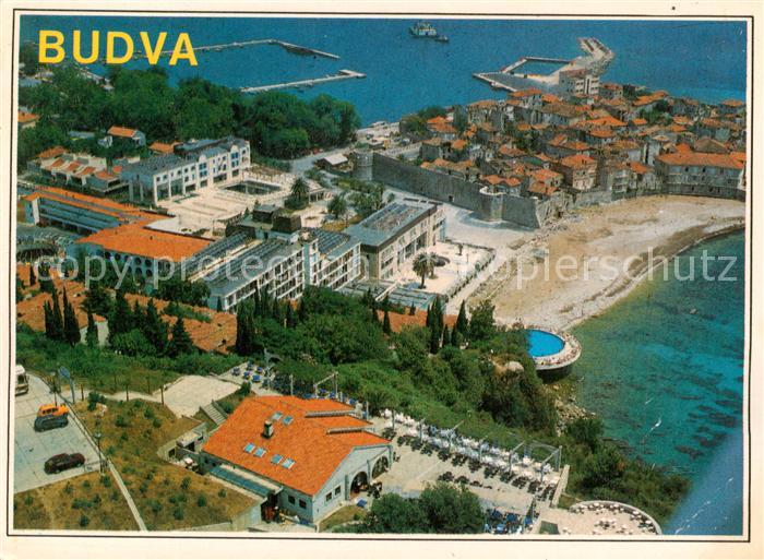 Budva Montenegro Fliegeraufnahme
