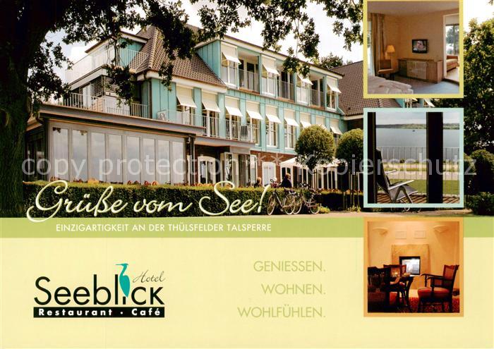 Thuelsfelder Talsperre Hotel Seeblick Restaurant Cafe Details