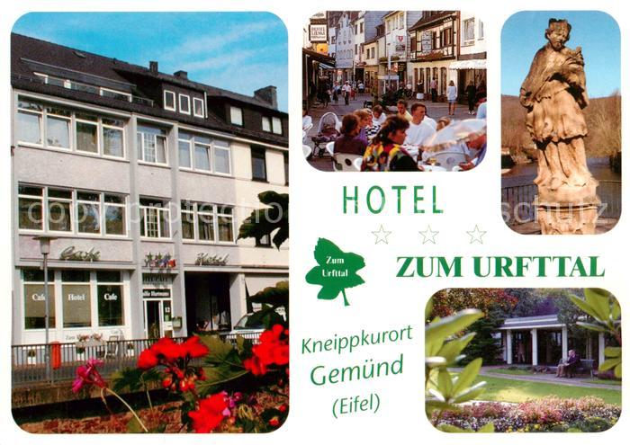 Gemuend Eifel Hotel Zum Urfttal Fussgaengerzone Denkmal