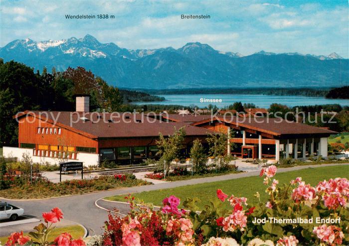Bad Endorf Jod Thermalbad mit Wendelstein Breitenstein Simssee