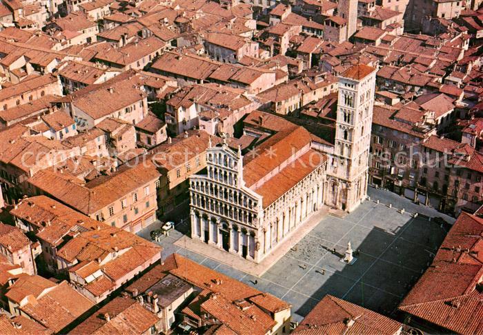Lucca Toscana IT San Michele Veduta aerea