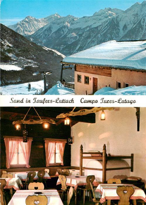 Luttach Ahrntal Lutago Suedtirol IT Campo Tures Lutago Gaststube