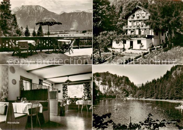 Muehlbach Grosskarolinenfeld Pension Cafe Tiroler Weinstueberl Terrasse Kaiserge