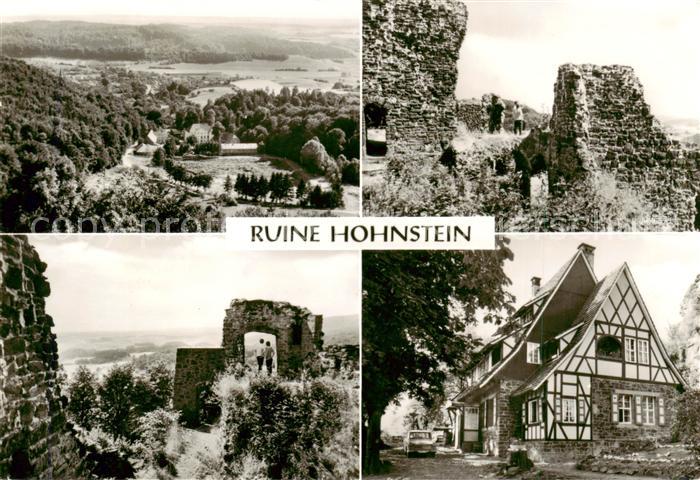 Neustadt Harz Ruine Hohnstein Blick von der Burgruine